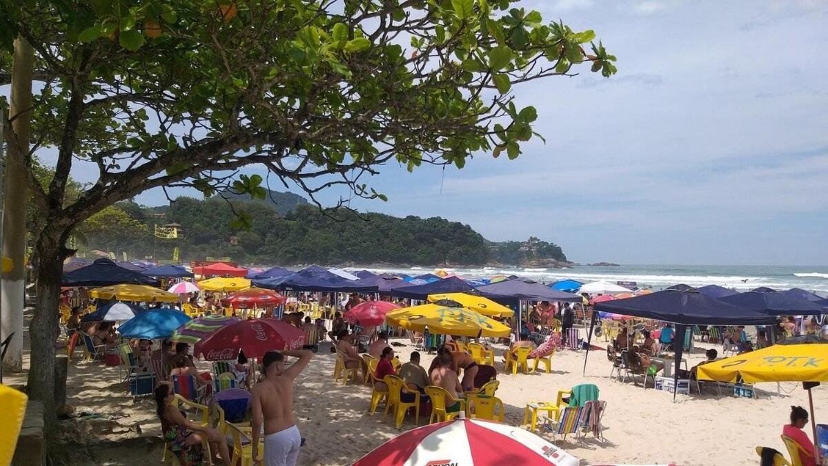 Cantinho Do Descanso Ll Na Praia Grande Убатуба Экстерьер фото